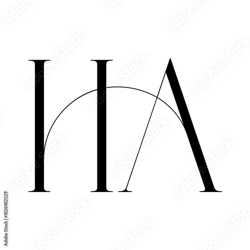 Modern Decorative Monogram