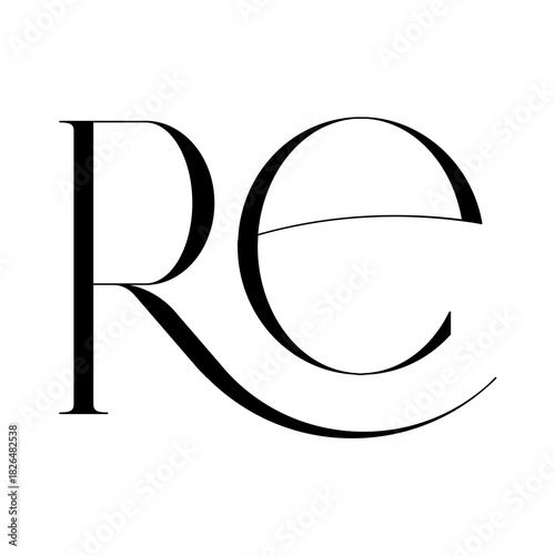 Modern Decorative Monogram