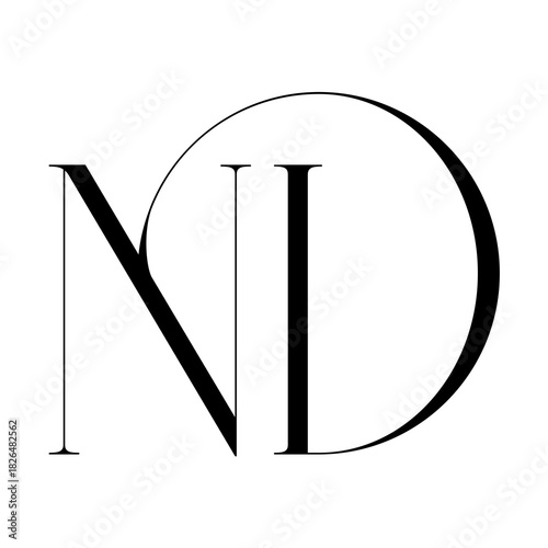 Modern Decorative Monogram