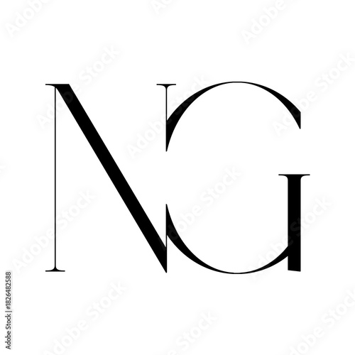 Modern Decorative Monogram