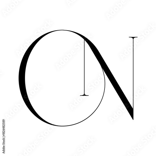 Modern Decorative Monogram