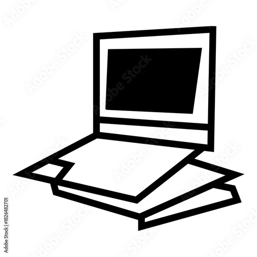 laptop computer with stand holder portable