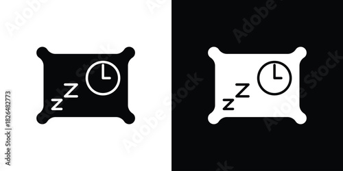Bedtime icon, logo, app, template. EPS10