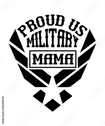 us military family svg design