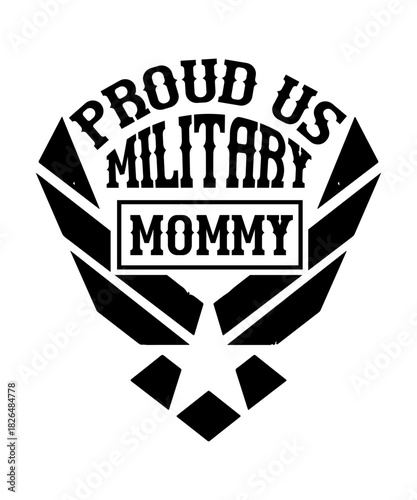 us military family svg design