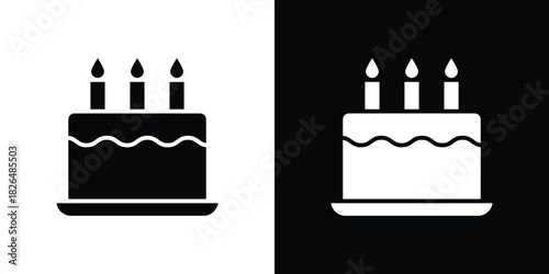 Cake icon, logo, app, template. EPS10