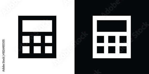 Calculator icon, logo, app, template. EPS10