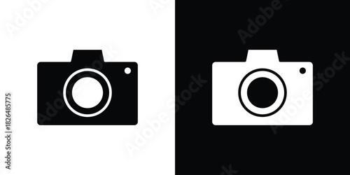 Camera icon, logo, app, template. EPS10