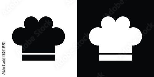 Chef hat icon, logo, app, template. EPS10
