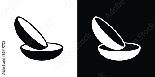 contact lenses icon, logo, app, template. EPS10