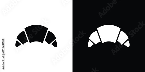 Croissant icon, logo, app, template. EPS10