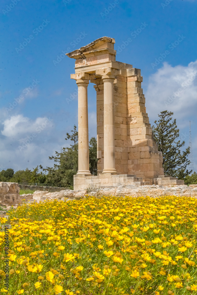 Fototapeta premium Apollo Hylates Sanctuary Monument in Summer