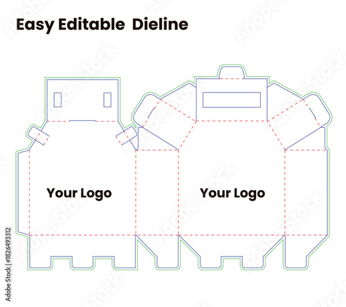 tuck end boxes ladder type dieline template box dieline die lines packaging custom dieline cardboard box dieline pizza box dieline printable product packaging layout,
