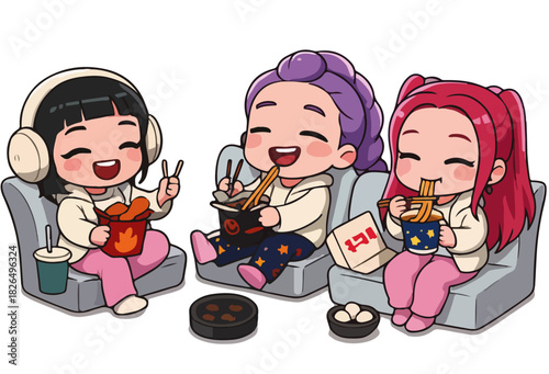 Guerreras Divertidas, Ramen, Diveresion