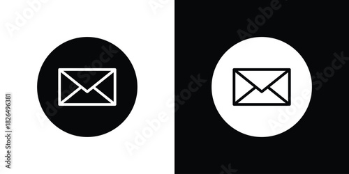 Email icon, logo, app, template. EPS10