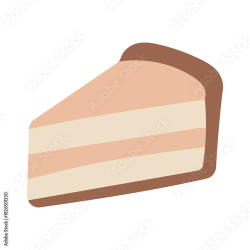 cheesecake slice illustration