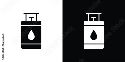 Gas cylinders icon, logo, app, template. EPS10