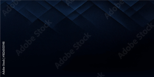 Abstract dark blue background design featuring glowing geometric lines and a subtle wave pattern texture
