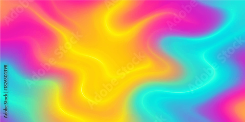 Abstract colorful background with flowing light, soft texture, digital curve, and bright energy pattern