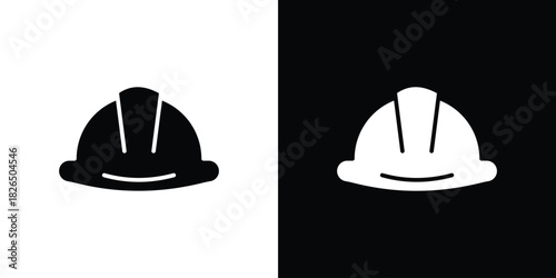 Hard hat icon, logo, app, template. EPS10