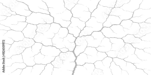 Texture of dry cracked earth, abstract pattern of arid desert soil and old concrete wall