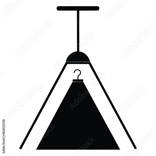 smart closet light on white background