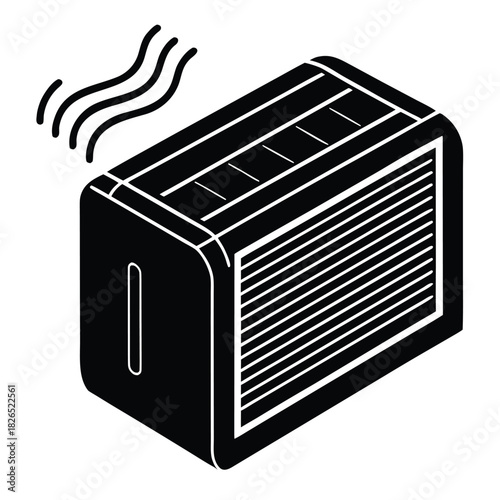 smart cooling unit on white