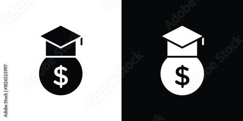 Scholarship icon, logo, app, template. EPS10