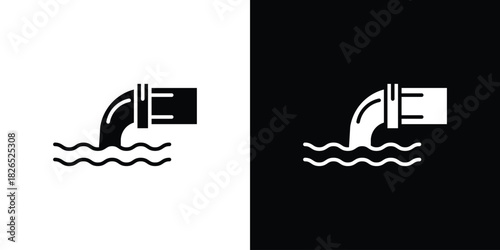 Sewage icon, logo, app, template. EPS10