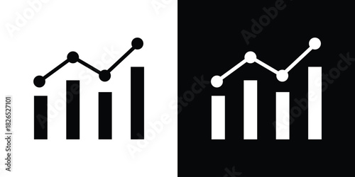 Statistics icon, logo, app, template. EPS10