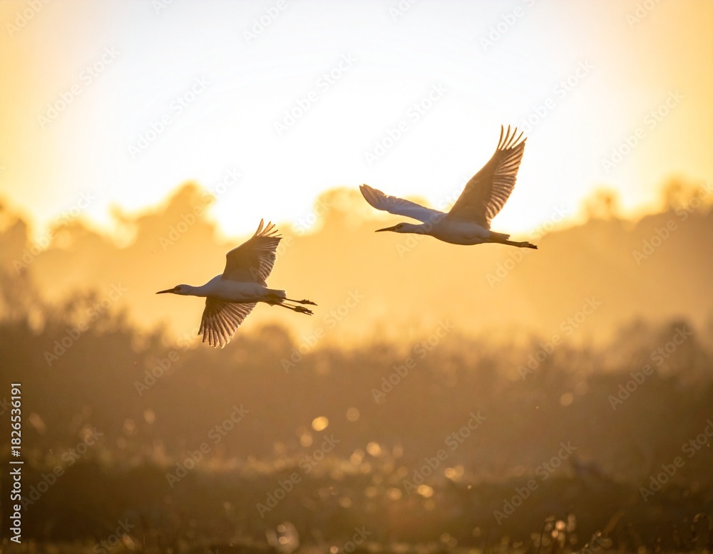 Fototapeta premium flock of birds