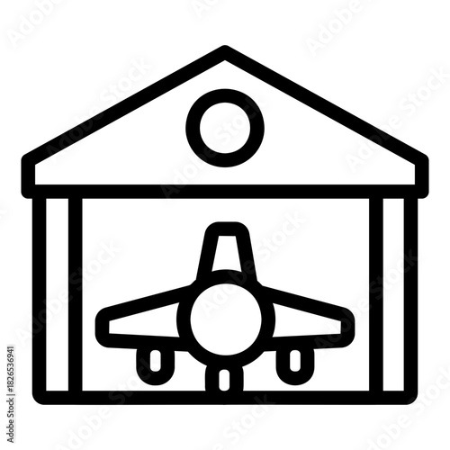 Hangar Line Icon