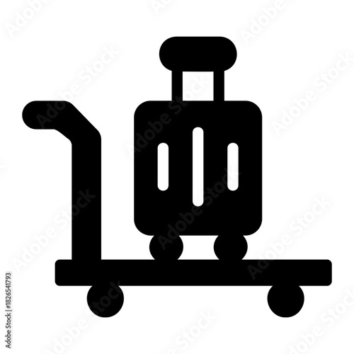Trolley Solid icon