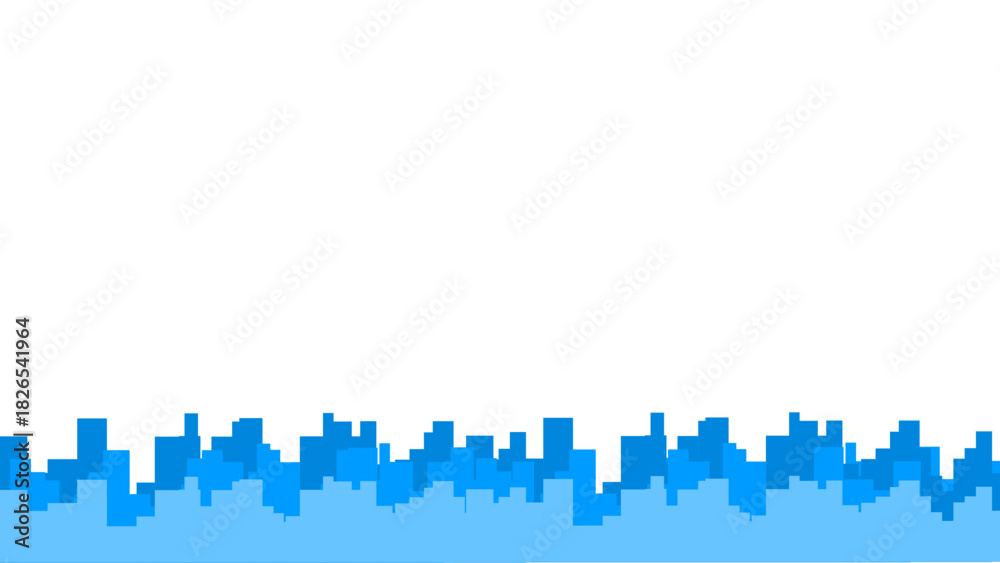 Obraz premium Design Vector Dense City Shadow Blue Background