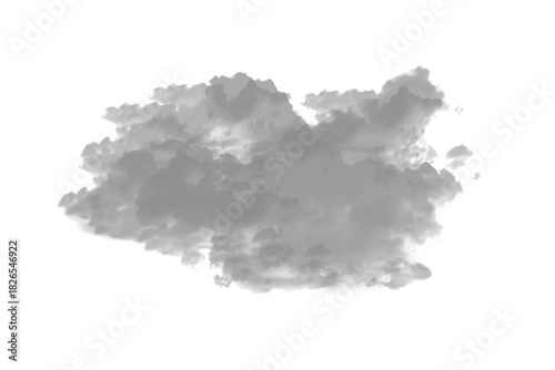 cloud isolated graphic element for design use