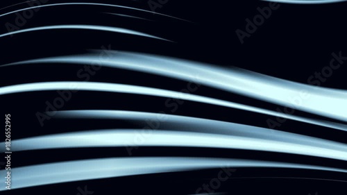 smooth blue light waves flowing gently across dark space suitable for modern motion design