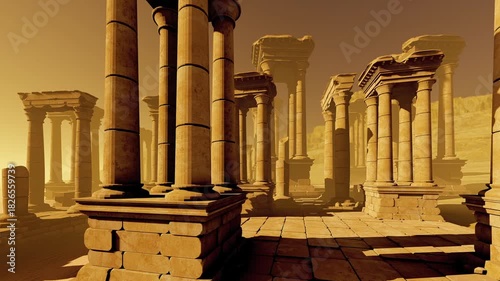 Animation on the topics of civilization, temples and religion, travel and tourism.