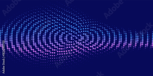 Eggshell-textured ecru gradient with a soft pastel beige backdrop. Contemporary dotted vector pattern, reminiscent of fine paper grain