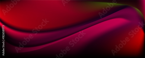 Bright Saturated Pink Silk Cloth Full Screen as Background