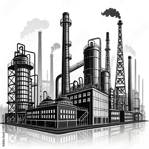 oil refinery factory