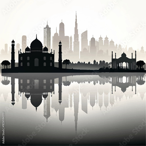 taj mahal agra india