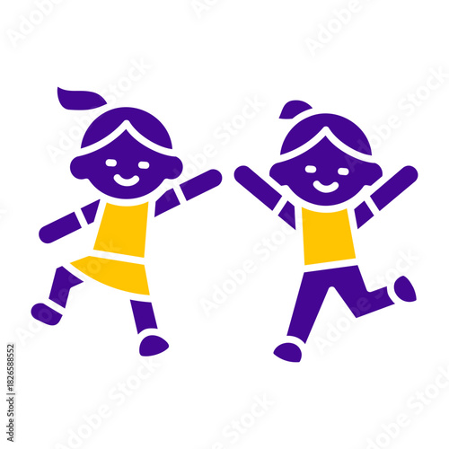 Kids dancing together