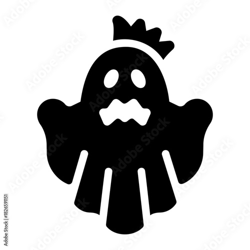 Ghost costume Solid icon