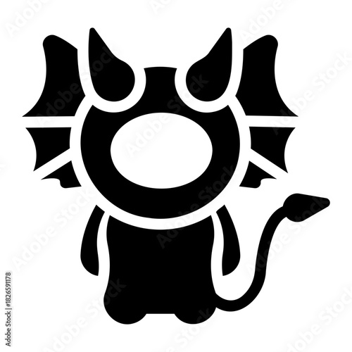 Dragon costume Solid icon