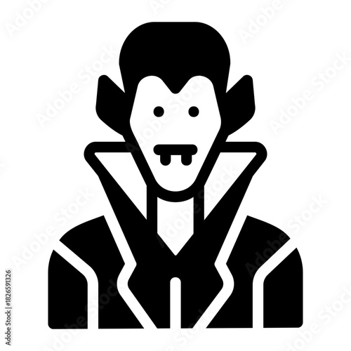 Vampire costume Solid icon