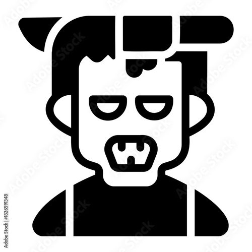 Zombie costume Solid icon