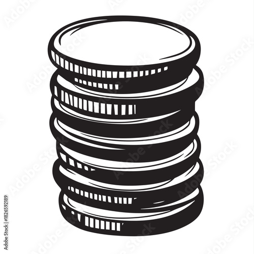 stack of coins