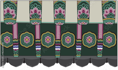 한옥 기와집의 처마