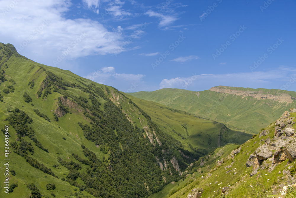Obraz premium Laza Falls, Qusar, Azerbaijan. Unbelievable nature park.