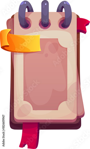 Notepad with Bookmark